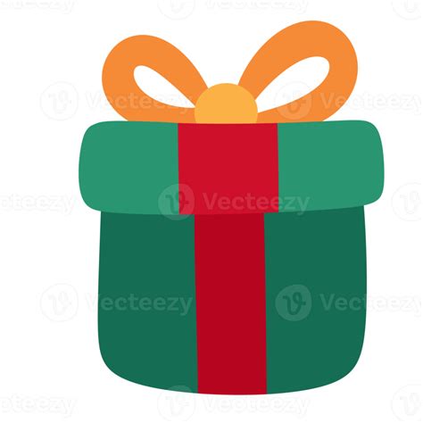 Christmas gift box icon. 18802306 PNG