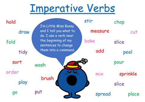 Imperative verbs word mat | Teaching Resources