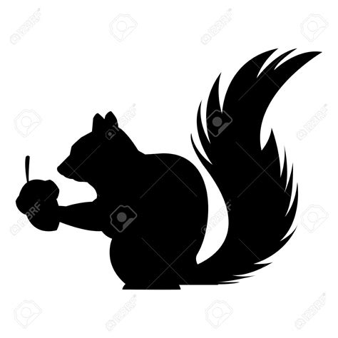 Squirrel Silhouette Vector | Free download on ClipArtMag