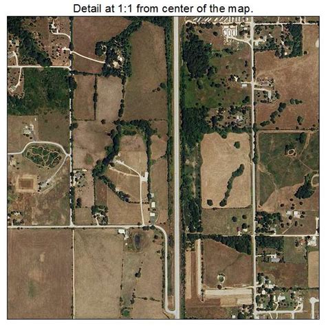 Aerial Photography Map of Highlandville, MO Missouri