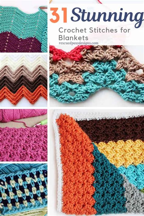 35 Unique Crochet Stitches for Blankets & Afghans - EasyCrochet.com