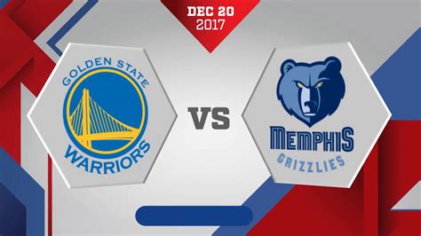 Memphis Grizzlies vs. Golden State Warriors - December 20, 2017 - YouTube