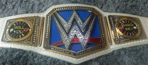 Custom WWE Women’s Championship Side Plates | Belts by Dan