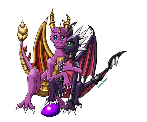 Spyro x Cynder by Yohane-Firyu on DeviantArt