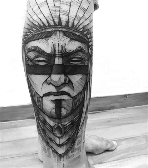 Indian Chief Tattoo - Best Tattoo Ideas Gallery