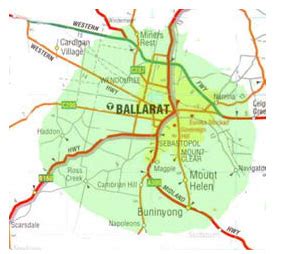 Ballarat Map