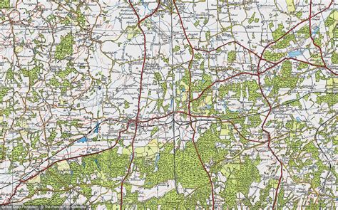 Historic Ordnance Survey Map of Three Bridges, 1920