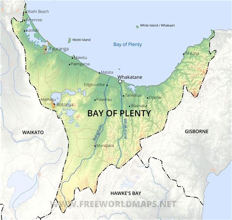 Bay of Plenty Maps, NZ