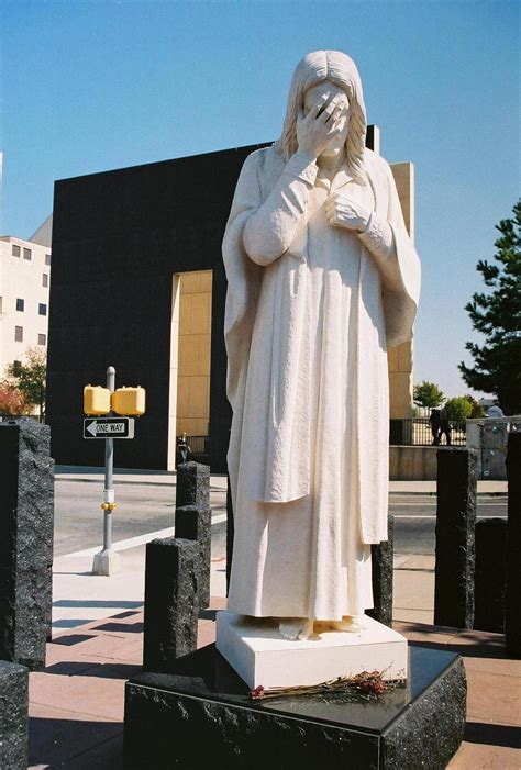 Jesus Crying Statue - Ok City by punchlick on DeviantArt