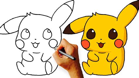 How to Draw Chibi Pikachu (Pokemon) Step by Step - YouTube