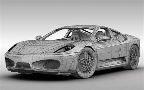 Ferrari F430 2004 - 2010 3D Model MAX OBJ 3DS C4D | CGTrader.com