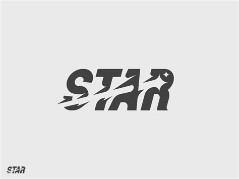 star | Star logo design, Typography logo, Logo design inspiration creative