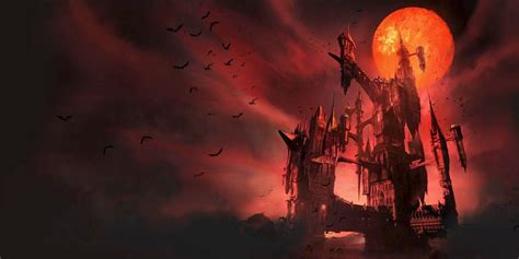 Castlevania Season 2 Poster Promises 'Blood Will Seek Blood' | Fantasy landscape, Dracula castle ...