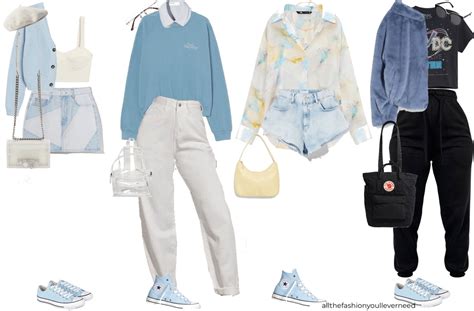 Blue Converse Outfits