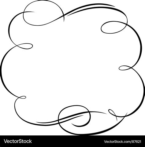 Scroll frame Royalty Free Vector Image - VectorStock