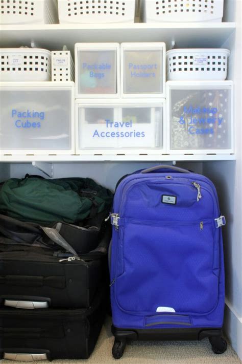 How to Store Luggage and Organize Travel Gear At Home | Luggage organization, Suitcase storage ...