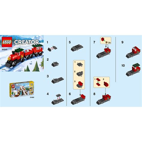 LEGO Christmas Train Set 30543 Instructions | Brick Owl - LEGO Marketplace