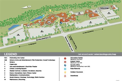 Valencia East Campus Map – Map Of The Usa With State Names