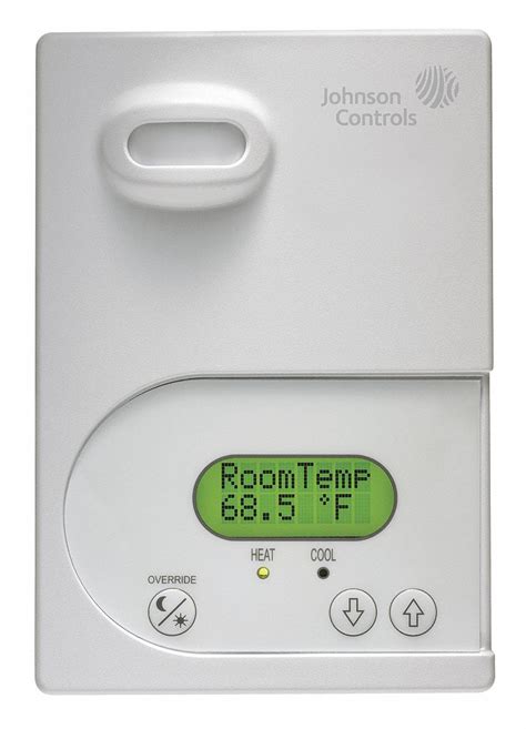 JOHNSON CONTROLS Thermostat Controller, 24 Voltage, Screw Terminals ...