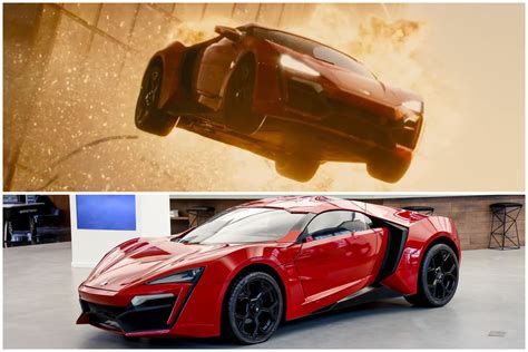 Remember the crazy 'Fast & Furious 7' skyscraper scene? The Lykan Hypersport stunt car used in ...