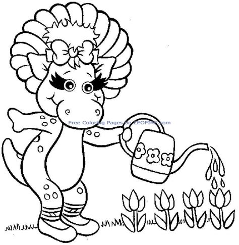 Baby bop coloring pages download and print for free