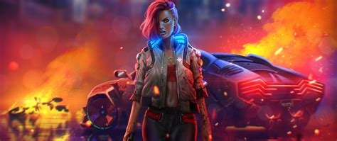 2560x1080 Cyborg Cyberpunk 2077 Digital Fan Art 2560x1080 Resolution Wallpaper, HD Games 4K ...