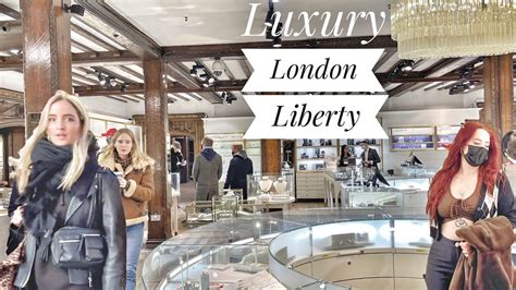 Inside London Liberty, Luxury Department Store, Luxury London. Designer ...