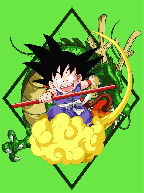 Dragon Ball Dragon Ball Z Dragon Ball GT Kid Goku Son Goku Vertical ...