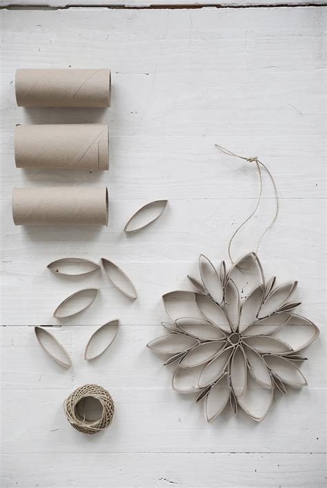 my scandinavian home: This Year's DIY Christmas Decoration (Made From Toilet Paper Rolls!)