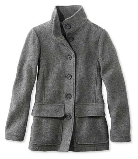 Women's L.L.Bean Boiled Wool Jacket | Boiled wool jacket, Outerwear women, Clothing staples