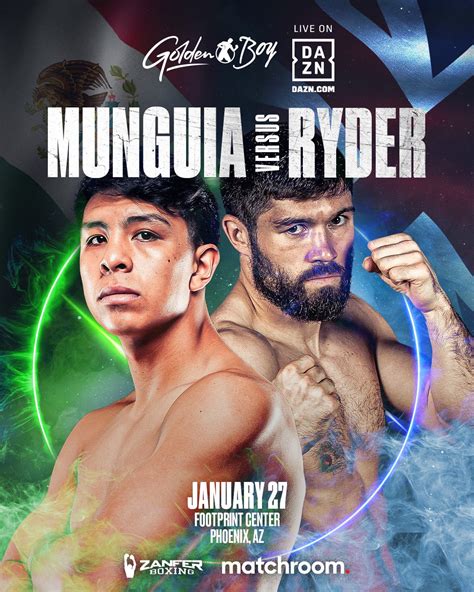 Munguia-Ryder set for January 27th