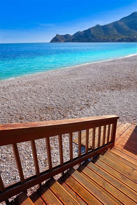 Albir Beach In Alfas Del Pi Of Alicante Stock Image - Image of costa, altea: 137039659