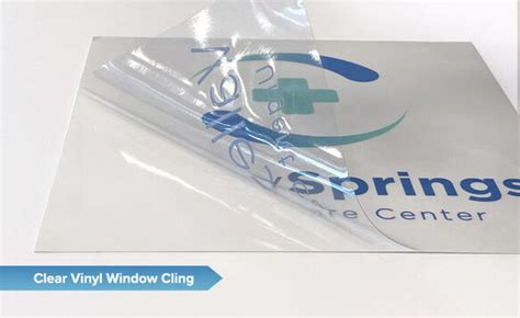 Clear Window Clings - Print Custom Window Clings | Signs.com