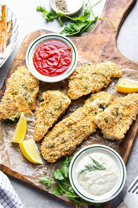 Oven Baked Fish and Chips | Garden in the Kitchen