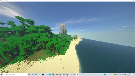 Deserted Island survival Minecraft Map