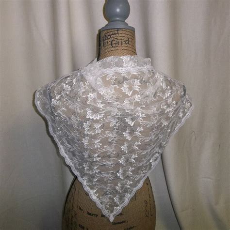 Lace Fichu-shawl PDF Epattern Tutorial - Etsy