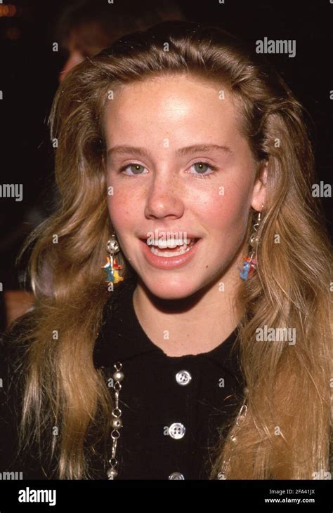 Amanda Peterson 1987 Credit: Ralph Dominguez/MediaPunch Stock Photo - Alamy