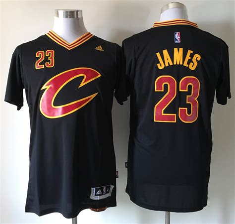 LeBron James Cleveland Cavaliers #23 Sleeved Black Pride Finals ...