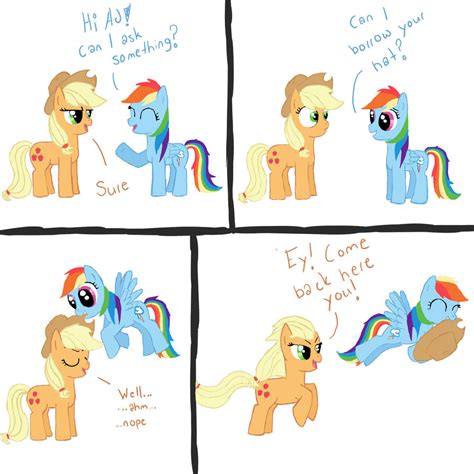 Apple Jack and Rainbow Dash by FinnishGirl97 on DeviantArt