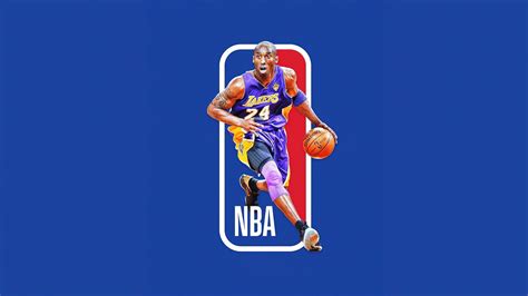 Kobe Bryant Wallpaper 4K, NBA, Lakers, Blue background