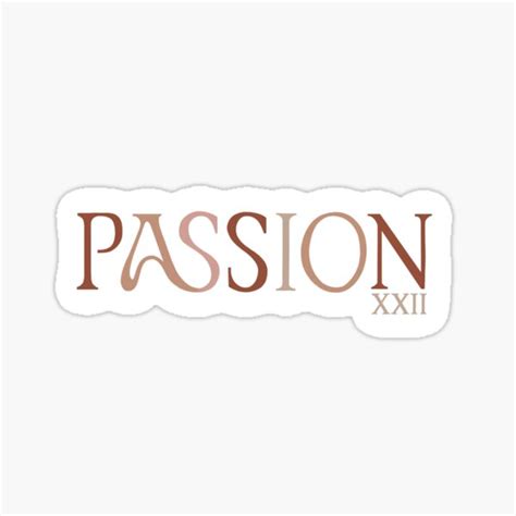 "Passion Conference 2022" Sticker for Sale by Circa1998 | Redbubble