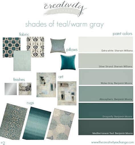 Shades of Teal and Warm Gray {Moody Monday #2}