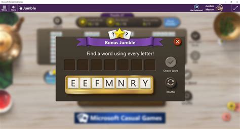 Microsoft Ultimate Word Games - Word Jumble puzzle unsolvable ...