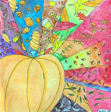 Halloween Art Lessons, Halloween Art Projects, Fall Art Projects, Middle School Art Projects ...