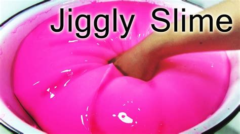 How To Make Jiggly slime With PVA Powder Slime | Jiggly Watery Slime Tutorial - YouTube