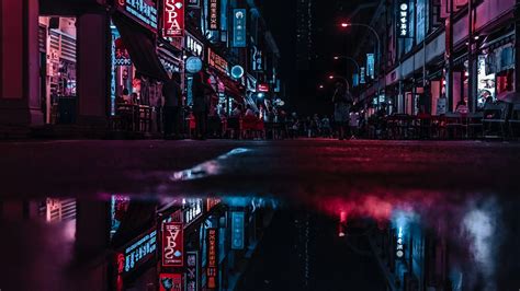 Neon City Lights Wallpapers - Top Free Neon City Lights Backgrounds ...