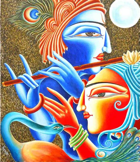 Paintings Of Radha Krishna Images