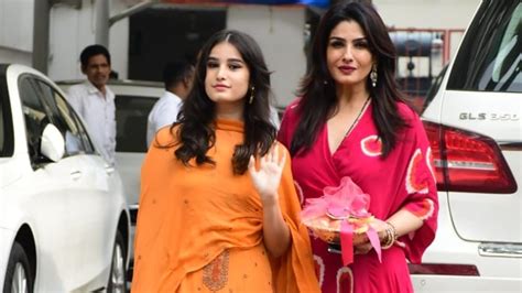 Raveena's daughter celebrates Ganesh Chaturthi, fans call her ‘Tara ...