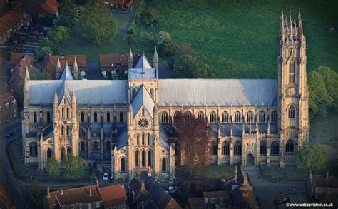 Beverley Minster Yorkshire aerial photograph | aerial photographs of Great Britain by Jonathan C ...