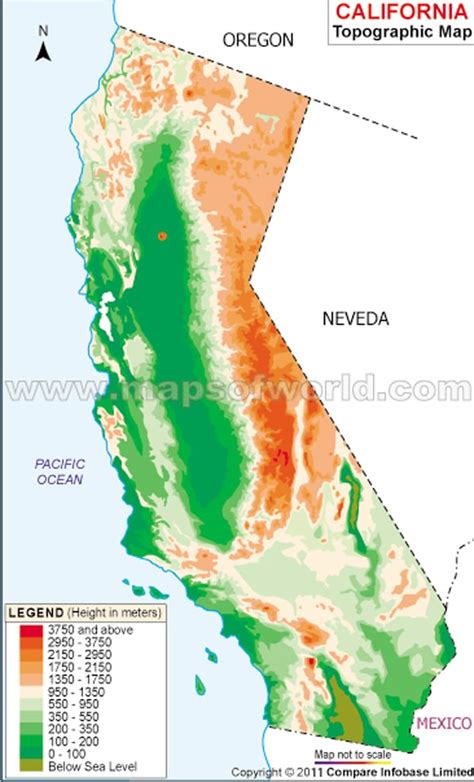 California Topographic Map